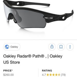 Oakley Radar Sunglasses with minor damage